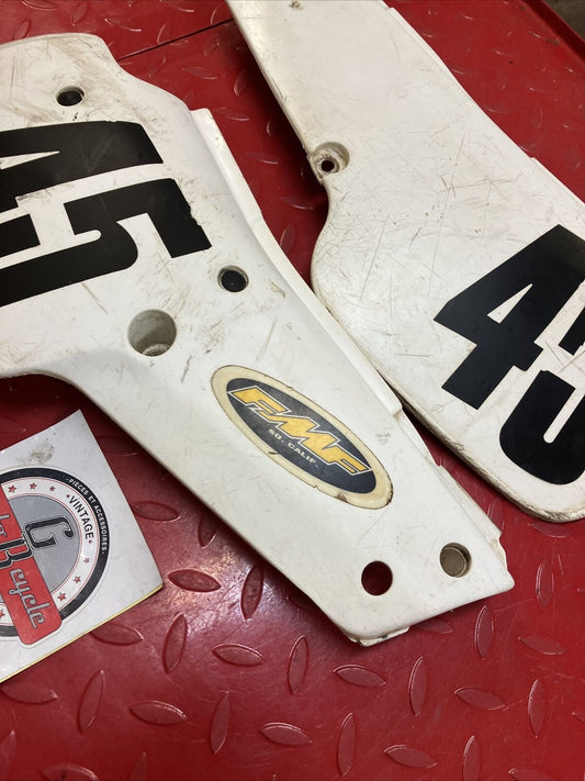 Suzuki RM80 1996 left right side cover panel fairing