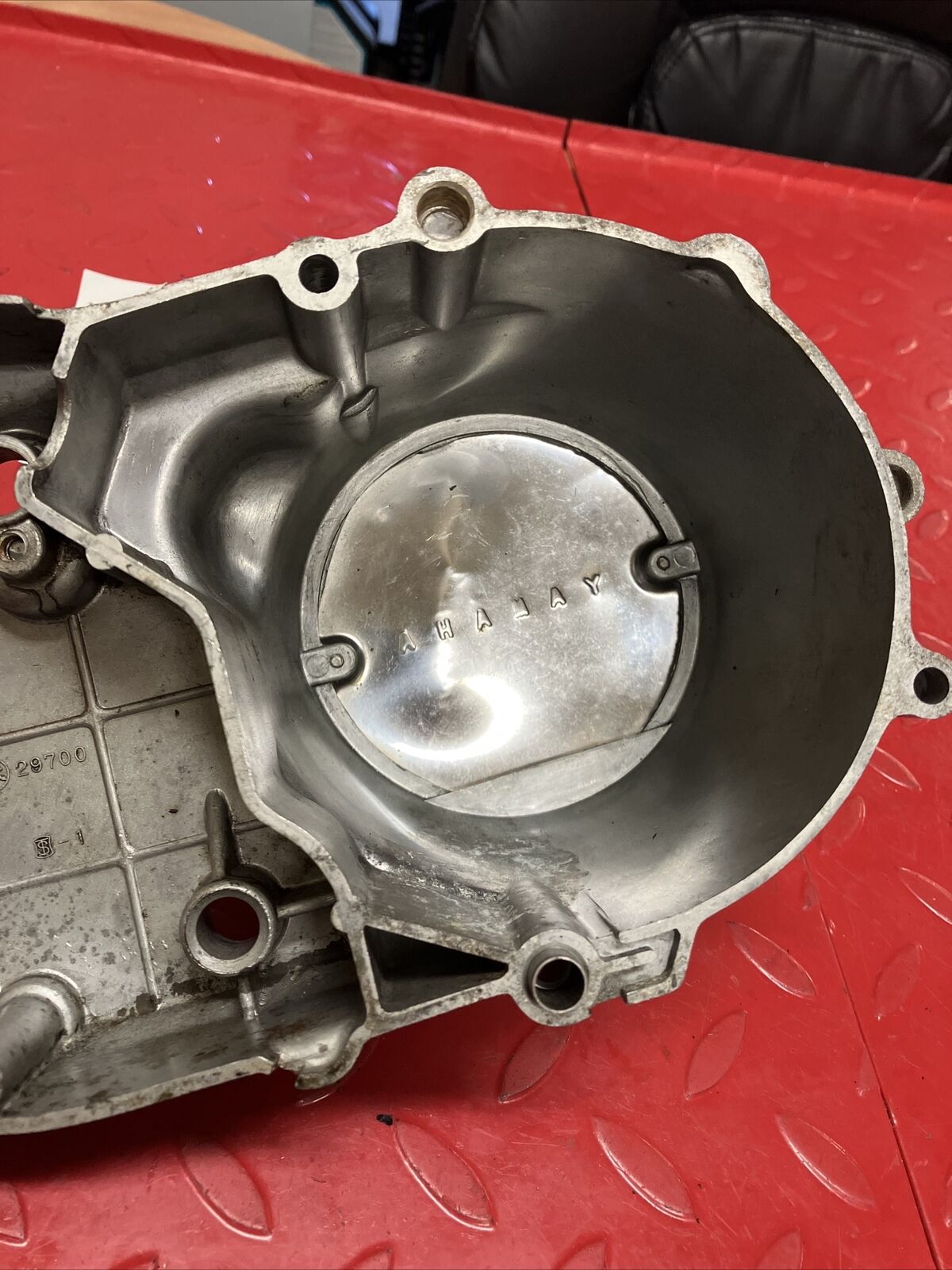 Yamaha U7E 1972 V70 Left crankcase stator cover