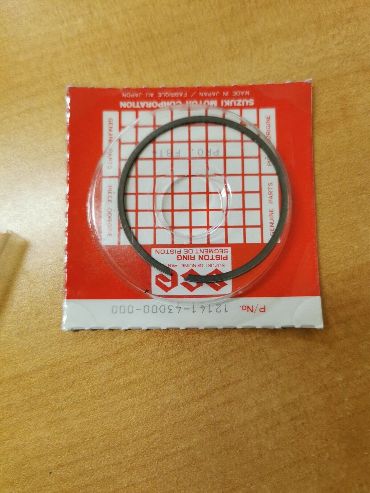 NOS SUZUKI RM125 1995 ENGINE TOP END KIT PISTON GASKET RING 12100-43840 S5