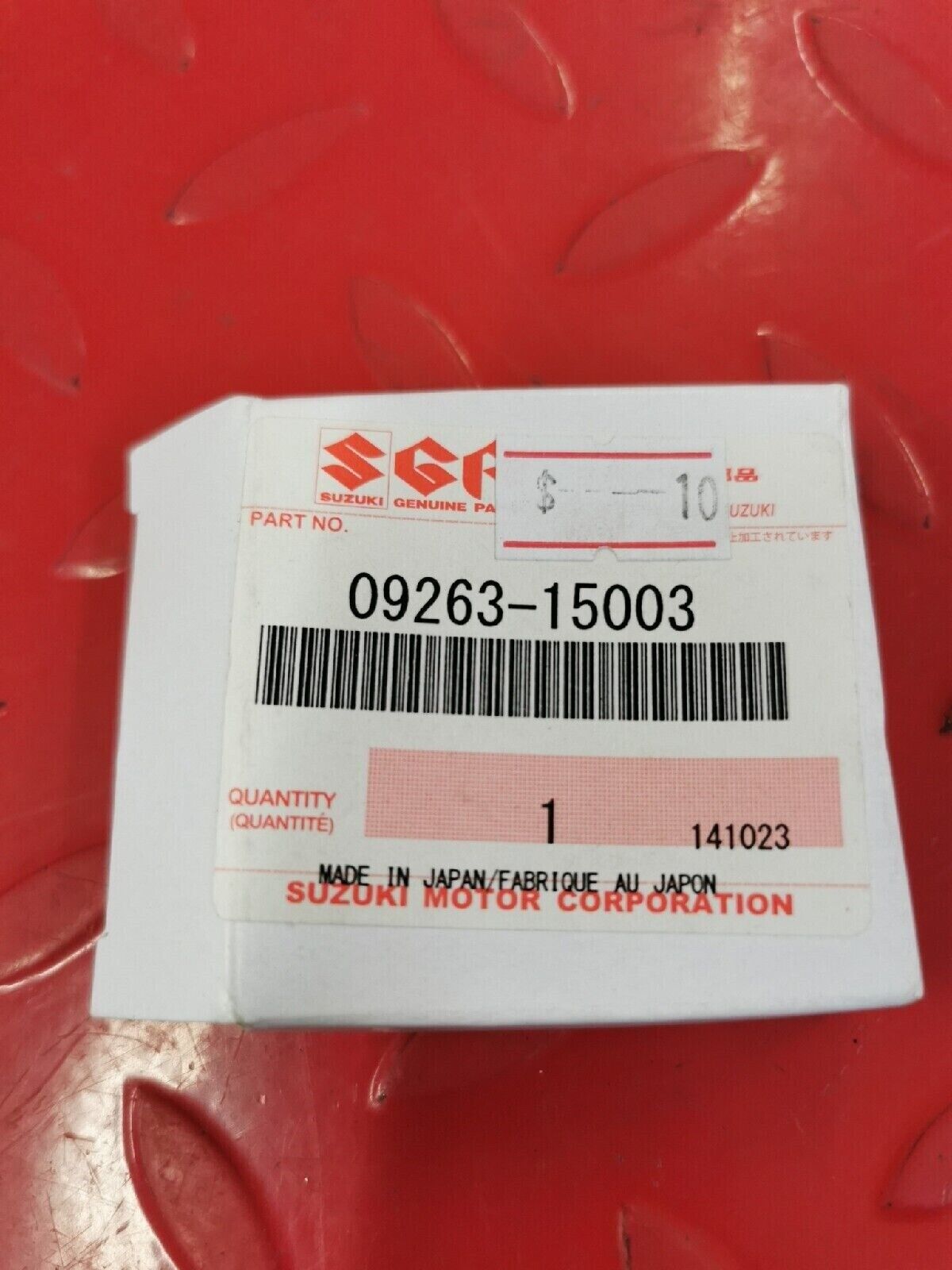 NOS SUZUKI BEARING 09263-15003 S11