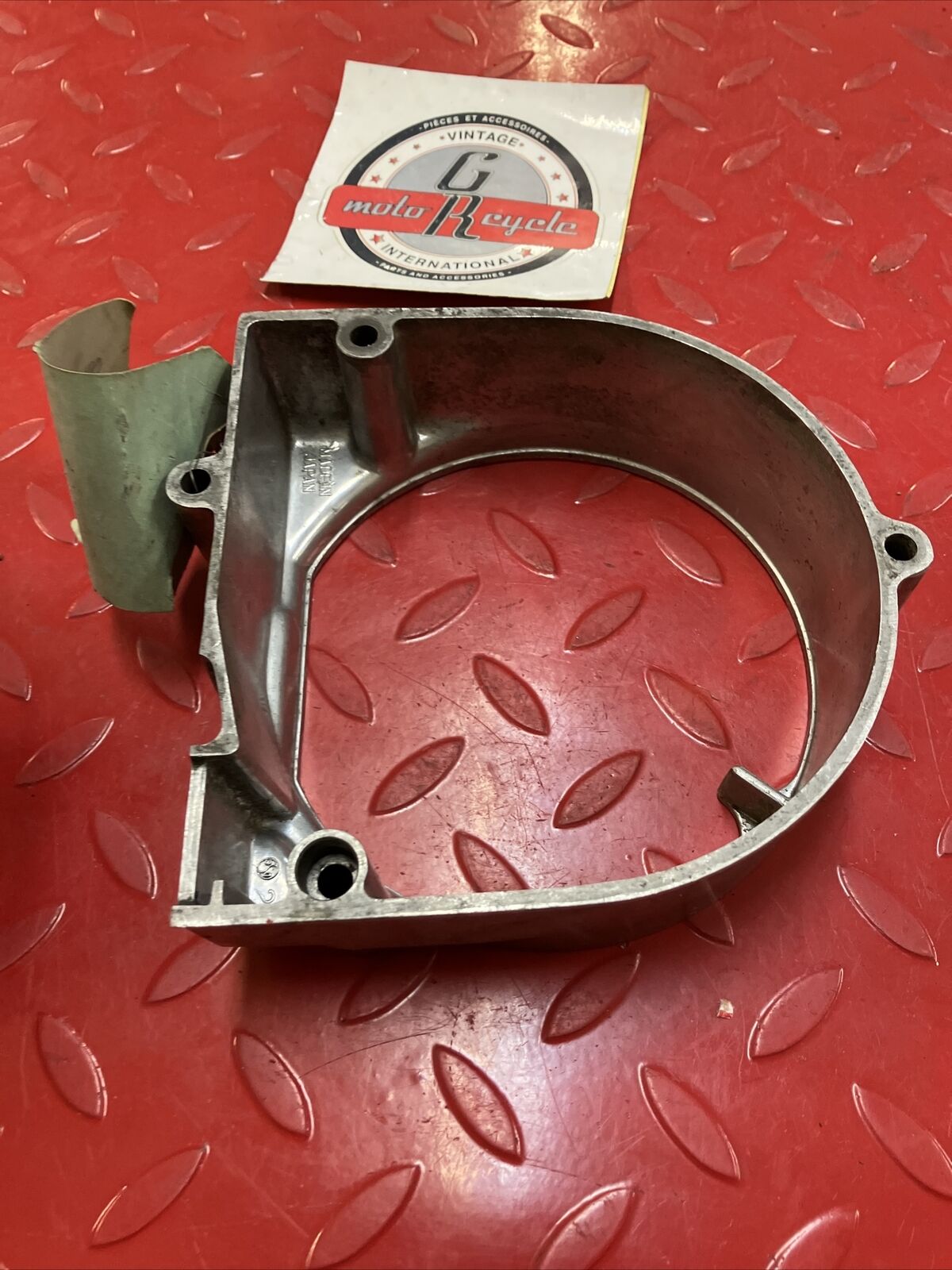 Kawasaki F6 F7 left crankcase stator flywheel cover U1