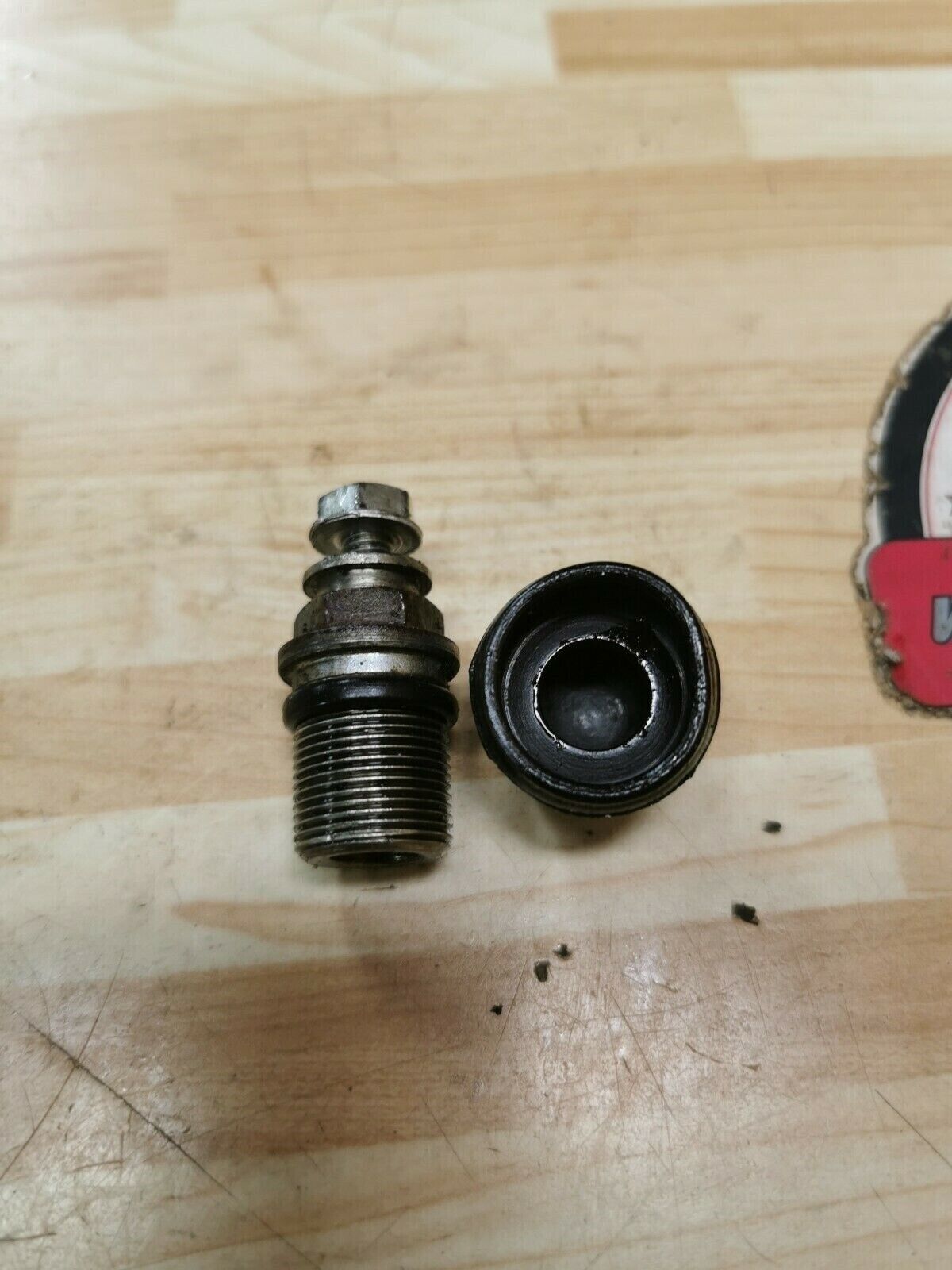 Honda CT125 1977 cam chain tensioner adjuster bolt rubber cap 90082-383-000