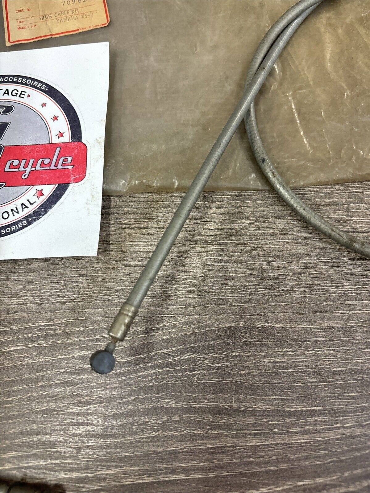 NOS BRC YAMAHA XS2 HIGH CABLE KIT INCOMPLETE 70962 J63