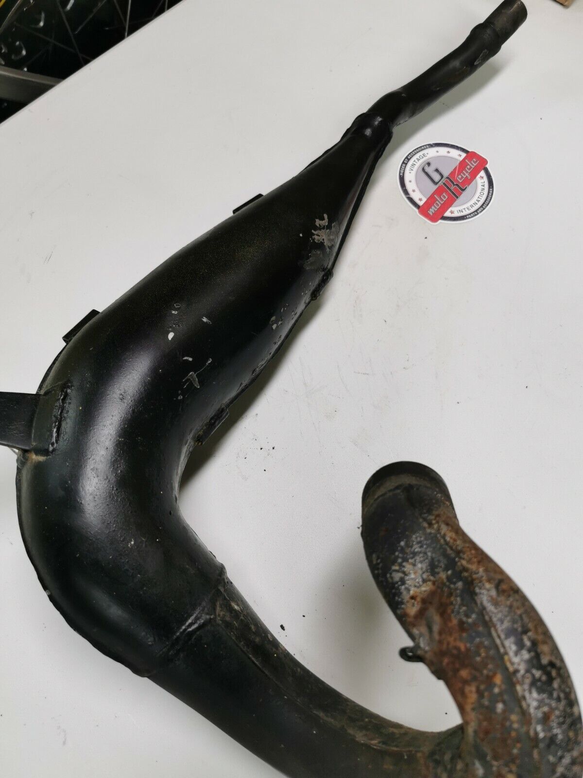 Suzuki PE175 1982 exhaust pipe header expansion chamber 1983 1984