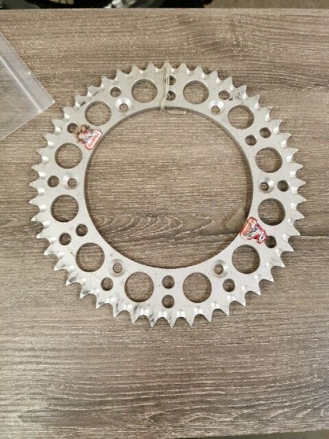 NOS RENTHAL YZ125 YZ250 1980 - 1998 YZ250 SPROCKET REAR 48T 131U-520-48GBSI  j55
