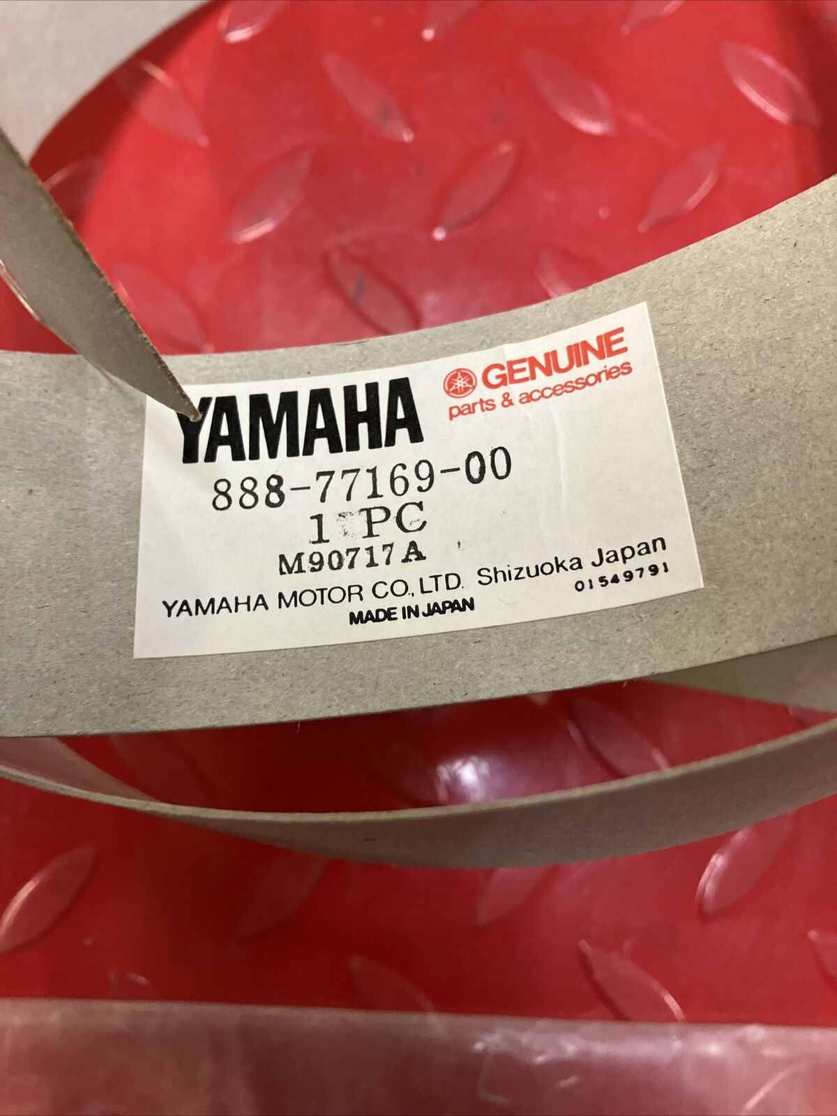 NOS Yamaha GPX338 GPX433 1975 DECAL ORNAMENT 3 888-77169-00-00 Y36