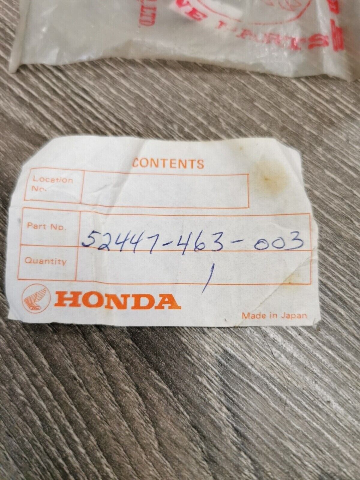 NOS HONDA GL1100 CIRCLIP INNER 66MM 52447-463-003 H53
