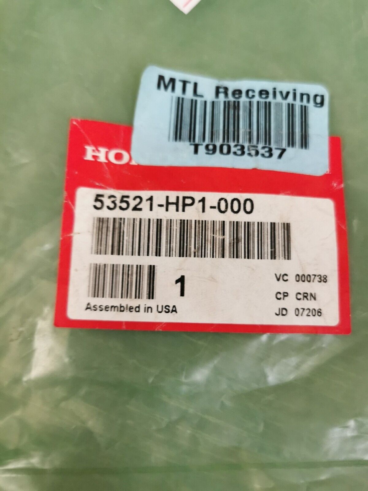 NOS HONDA TRX450R 2004 2005 TIE ROD 53521-HP1-000 H47