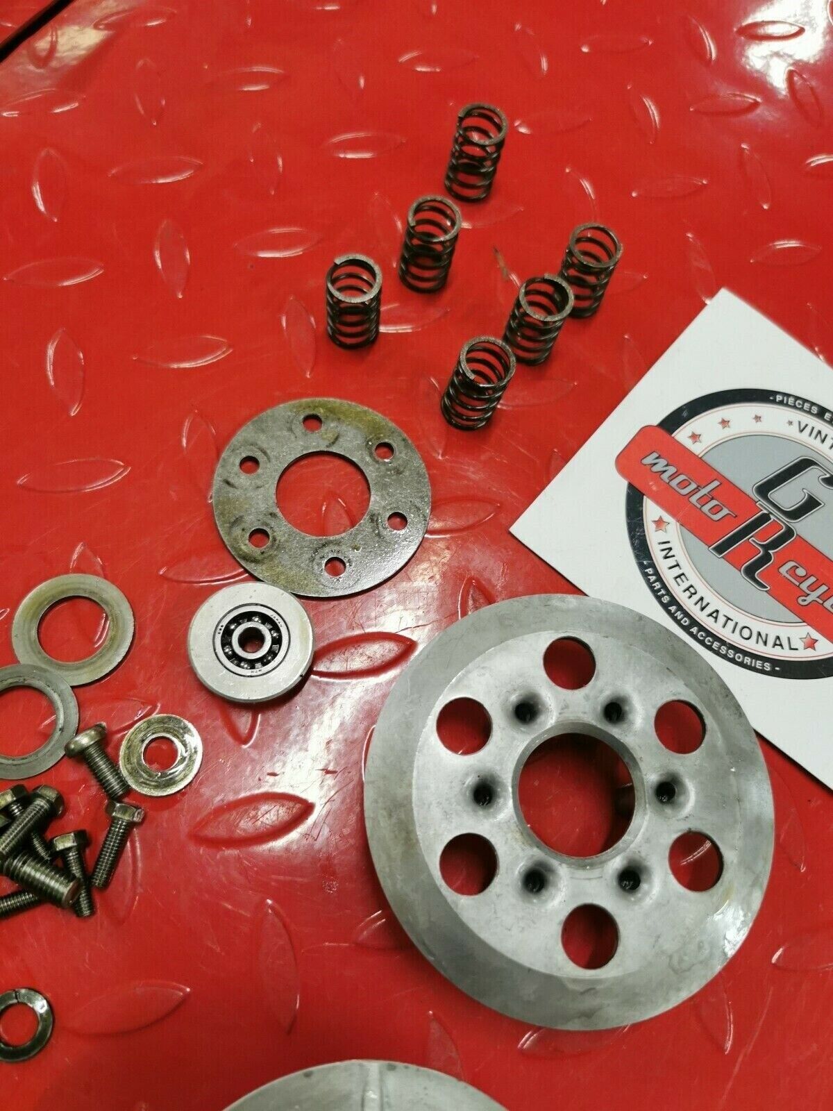 Kawasaki KX80 1979 clutch hub pressure plate 13081-1028 13086-1002