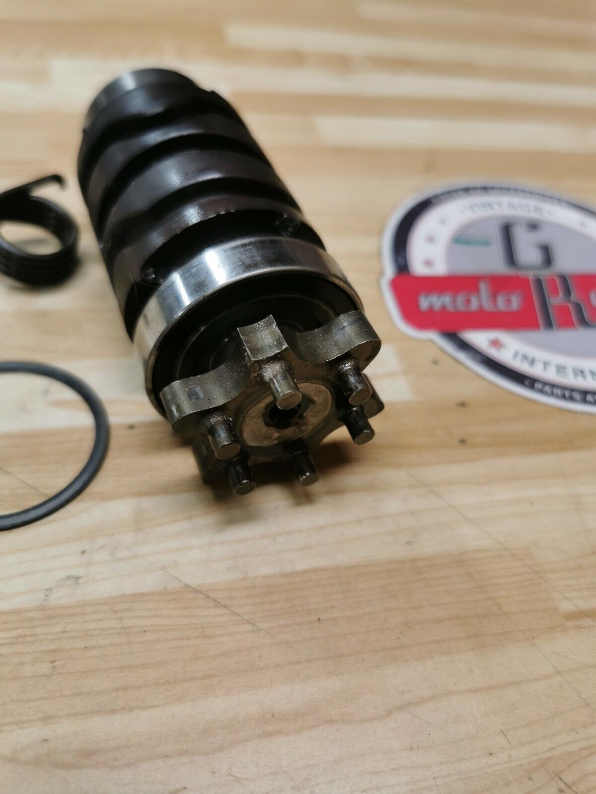 Yamaha YZ125 1986 transmission gearshift gear shift drum cam arm lever stopper