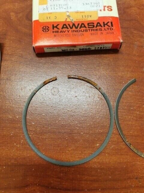NOS Kawasaki JF650 JS300 JS650 PISTON RING SET STD 13008-5066 SUB 13008-3701 K37
