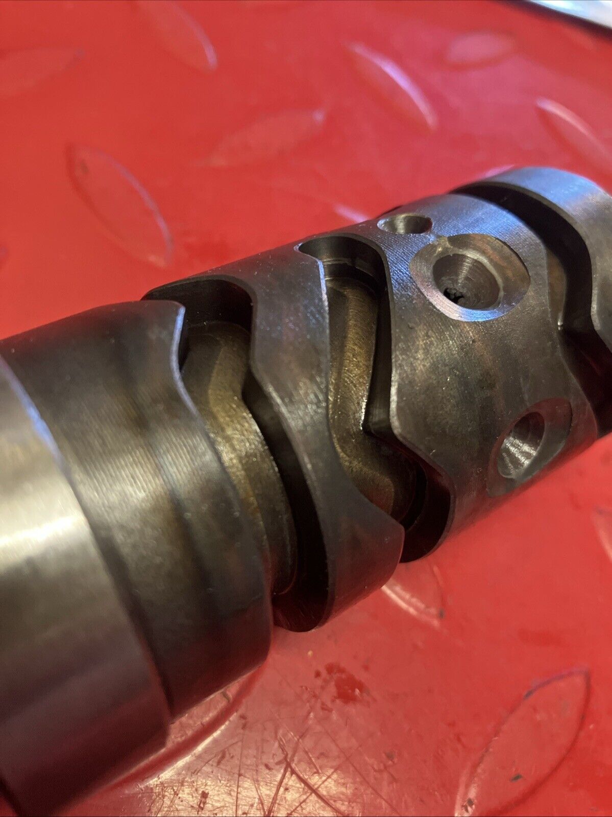 Suzuki RM125 1983 Transmission gearshift gear shift drum cam assembly