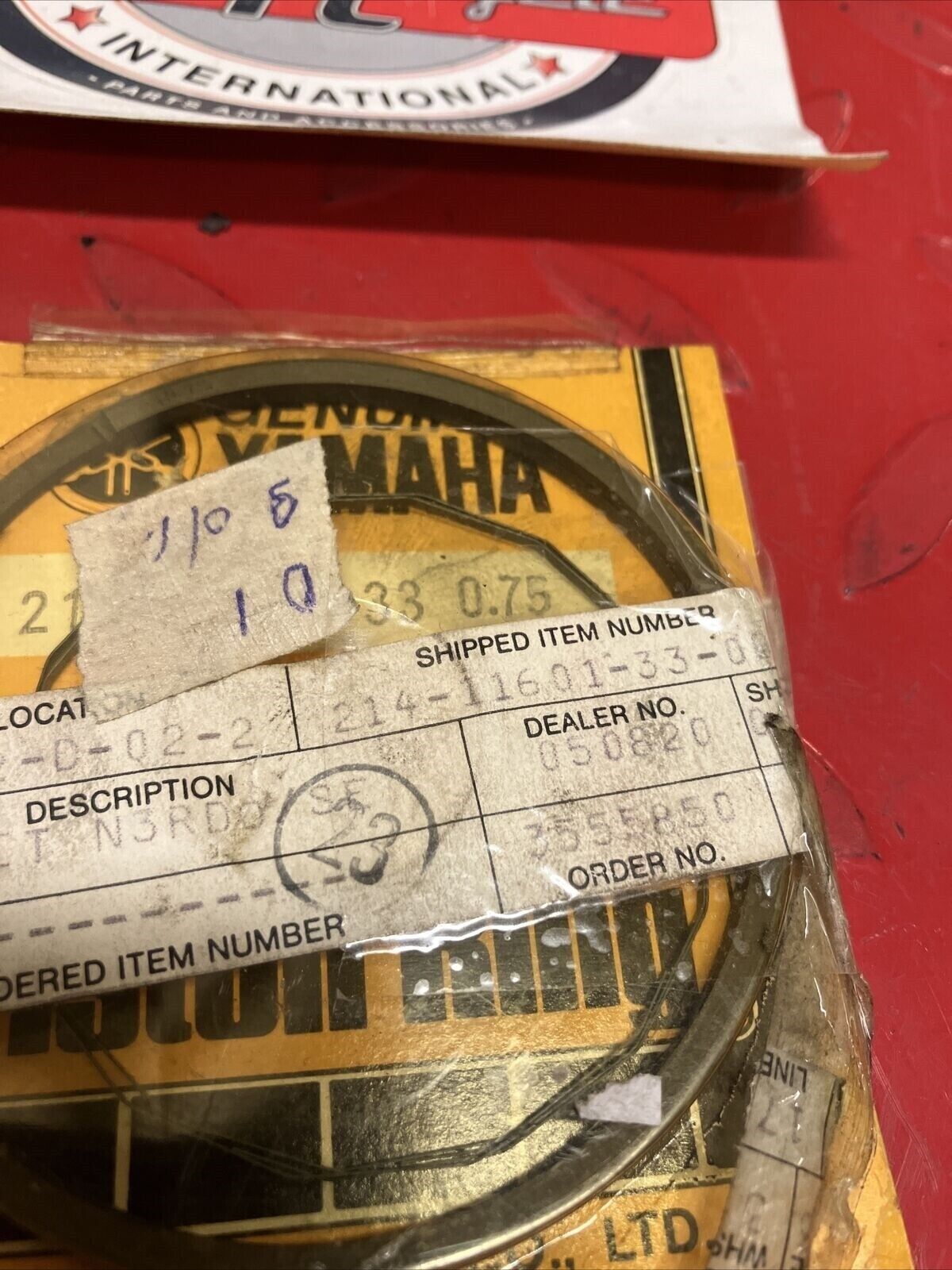 NOS YAMAHA DT1 PISTON RING SET 3RD 0S 214-11601-33-00 Y67