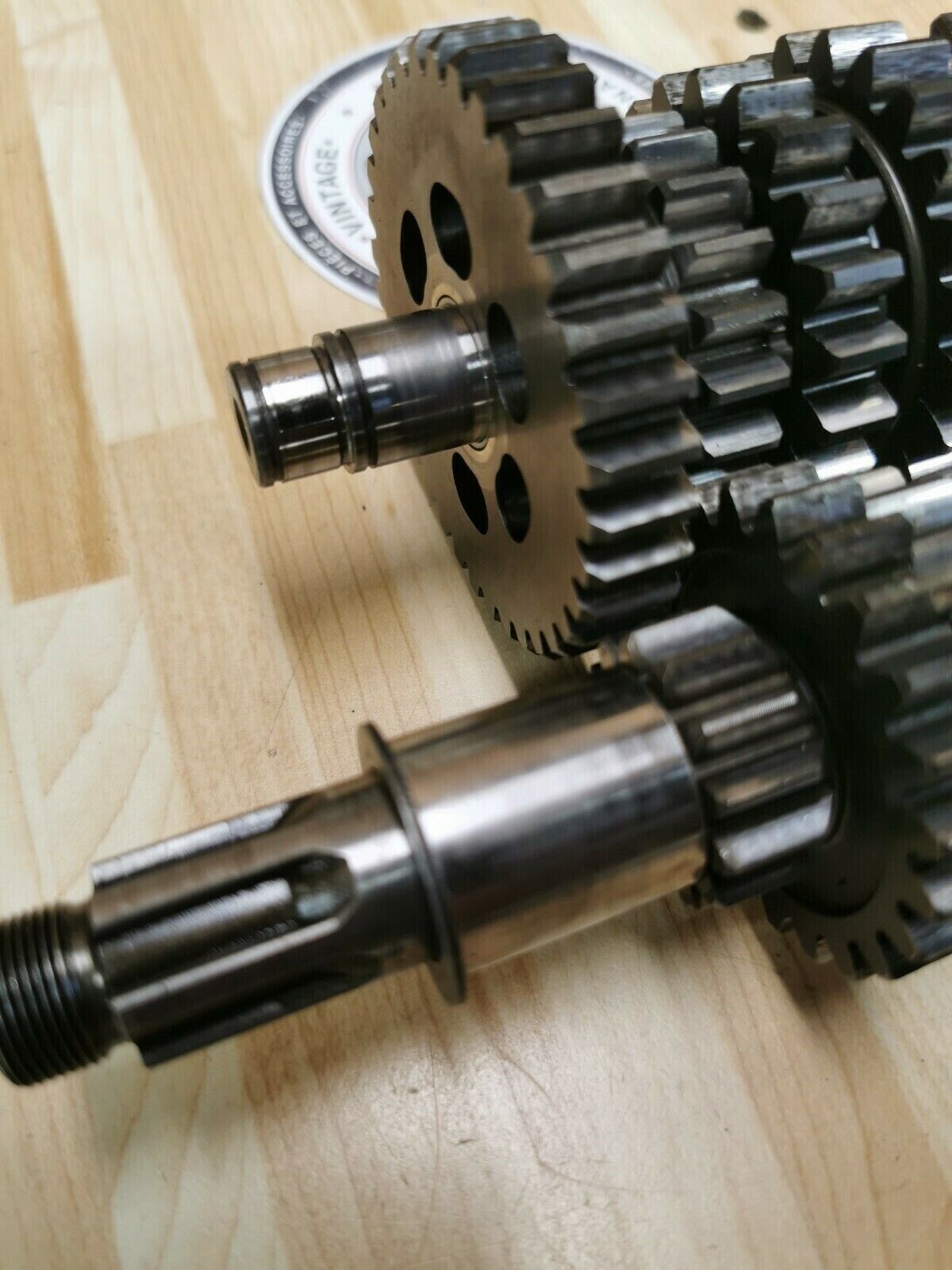 Kawasaki KDX200 1986 transmission tranny mainshaft countershaft 13127-1132