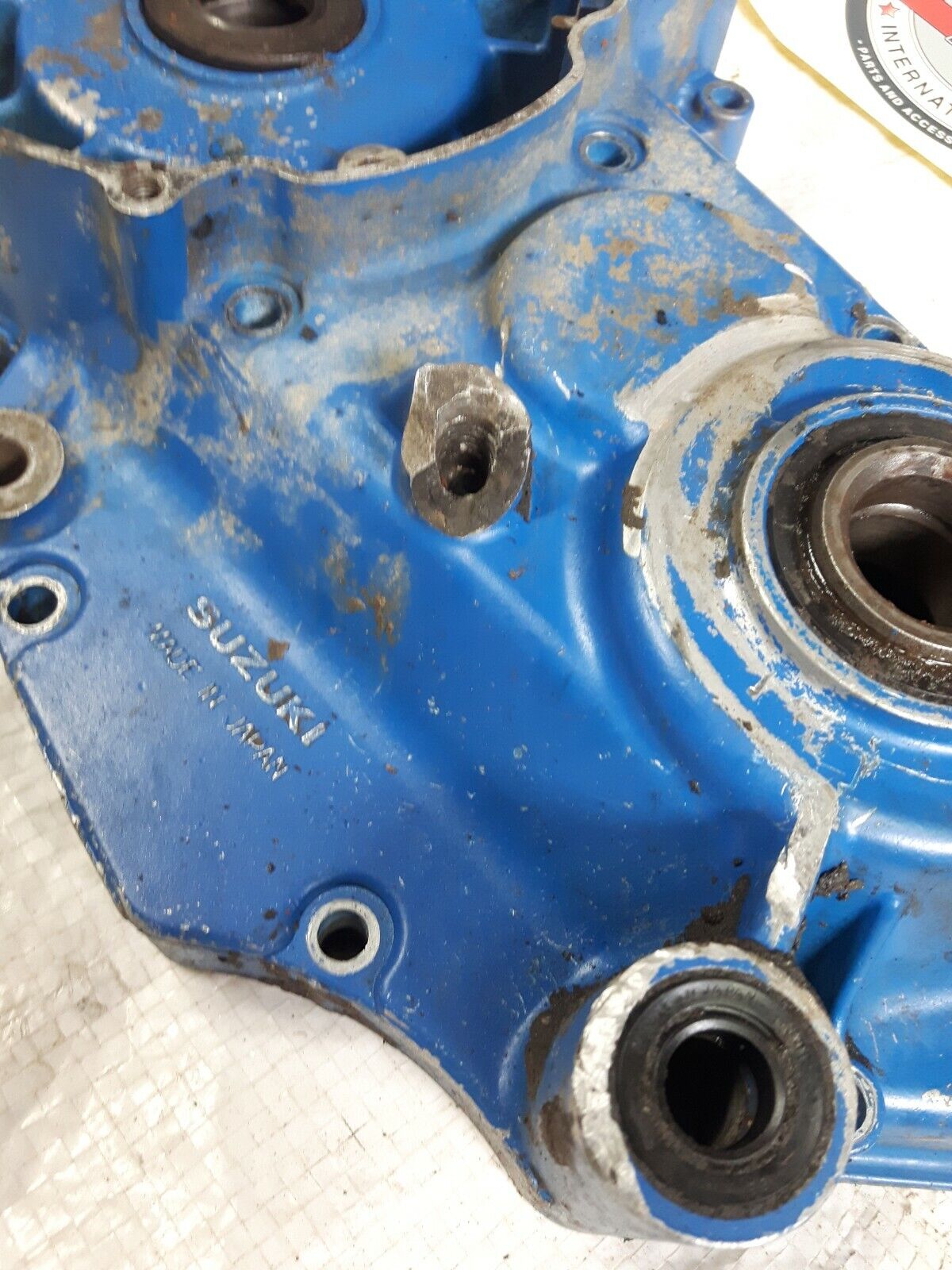 Suzuki RM250 1986 left crankcase crank case