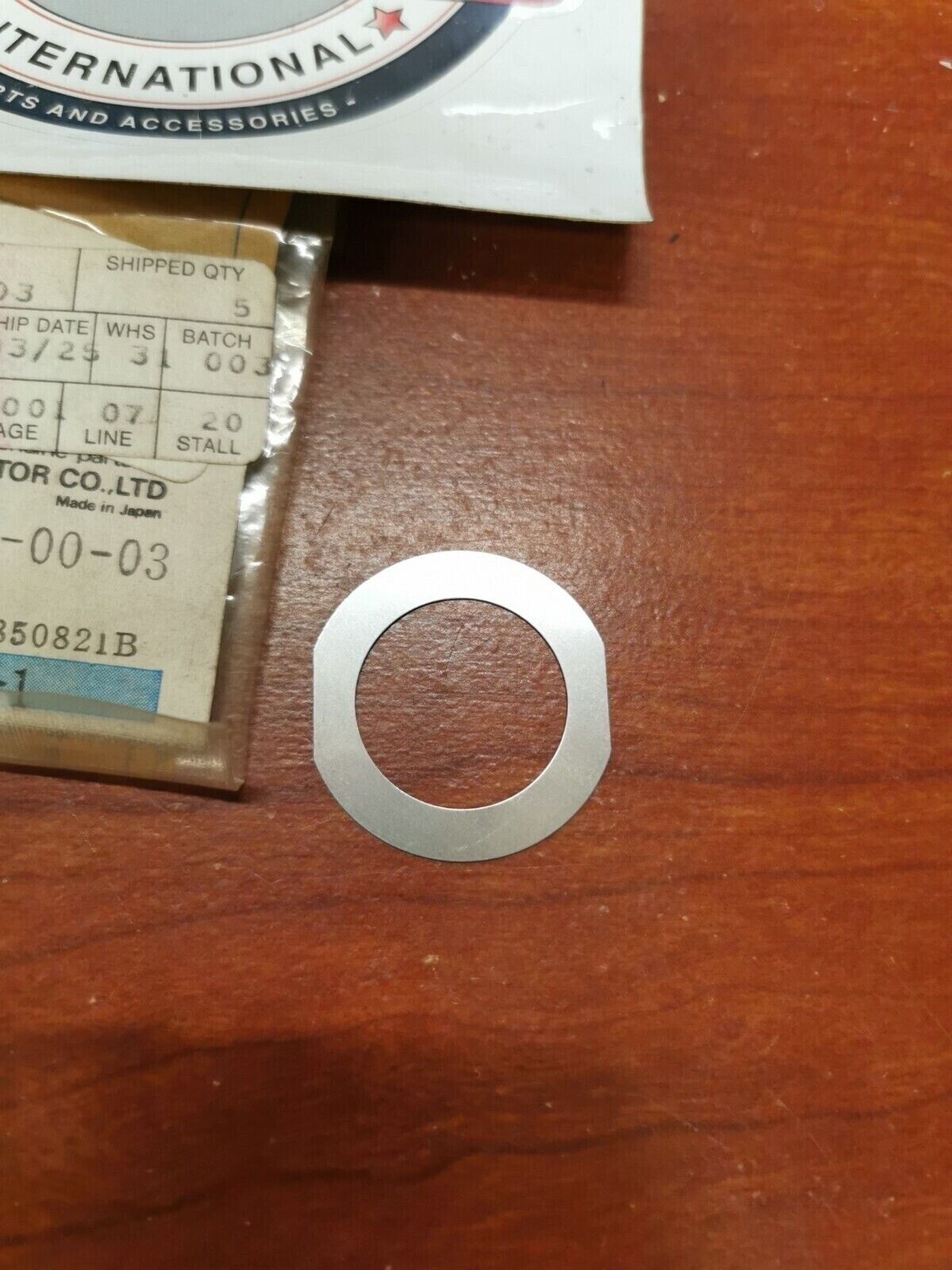 NOS YAMAHA SR400 YZ250 YZ490 TZ125 TZ250 IT425 IT465 SHIM 648-45533-00-03 Y72