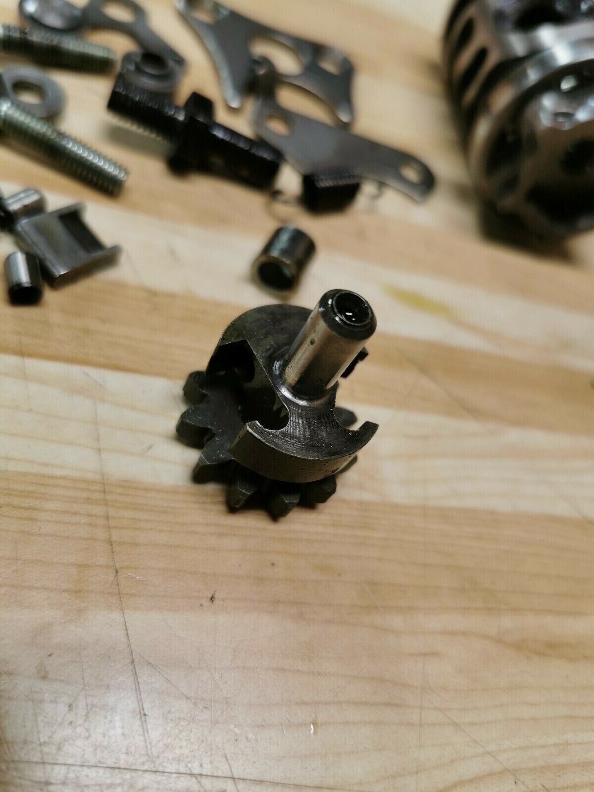 Kawasaki KX250 1981 transmission gearshift gear drum cam assy 1982 KDX250 1980