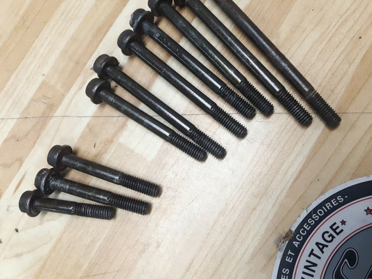 Honda XR200R 1984 crankcase crank case bolt flange hardware