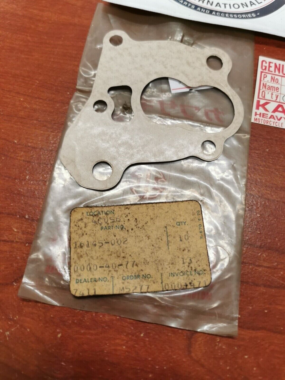 NOS Kawasaki KZ1000 KZ1100 ZN1100 OIL PUMP GASKET 16145-002 SUB. 11009-1029 K36