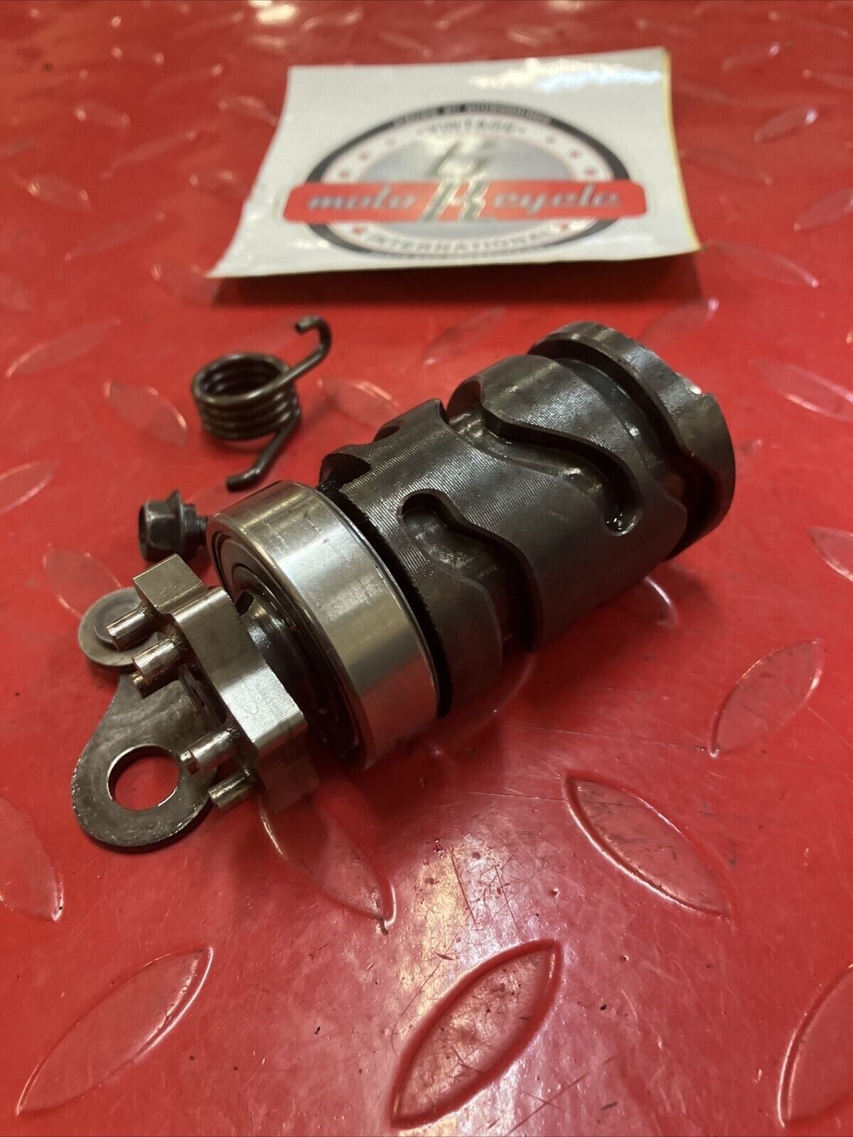 Yamaha DT200 1984 gearshift gear shift cam drum actuator arm center spring