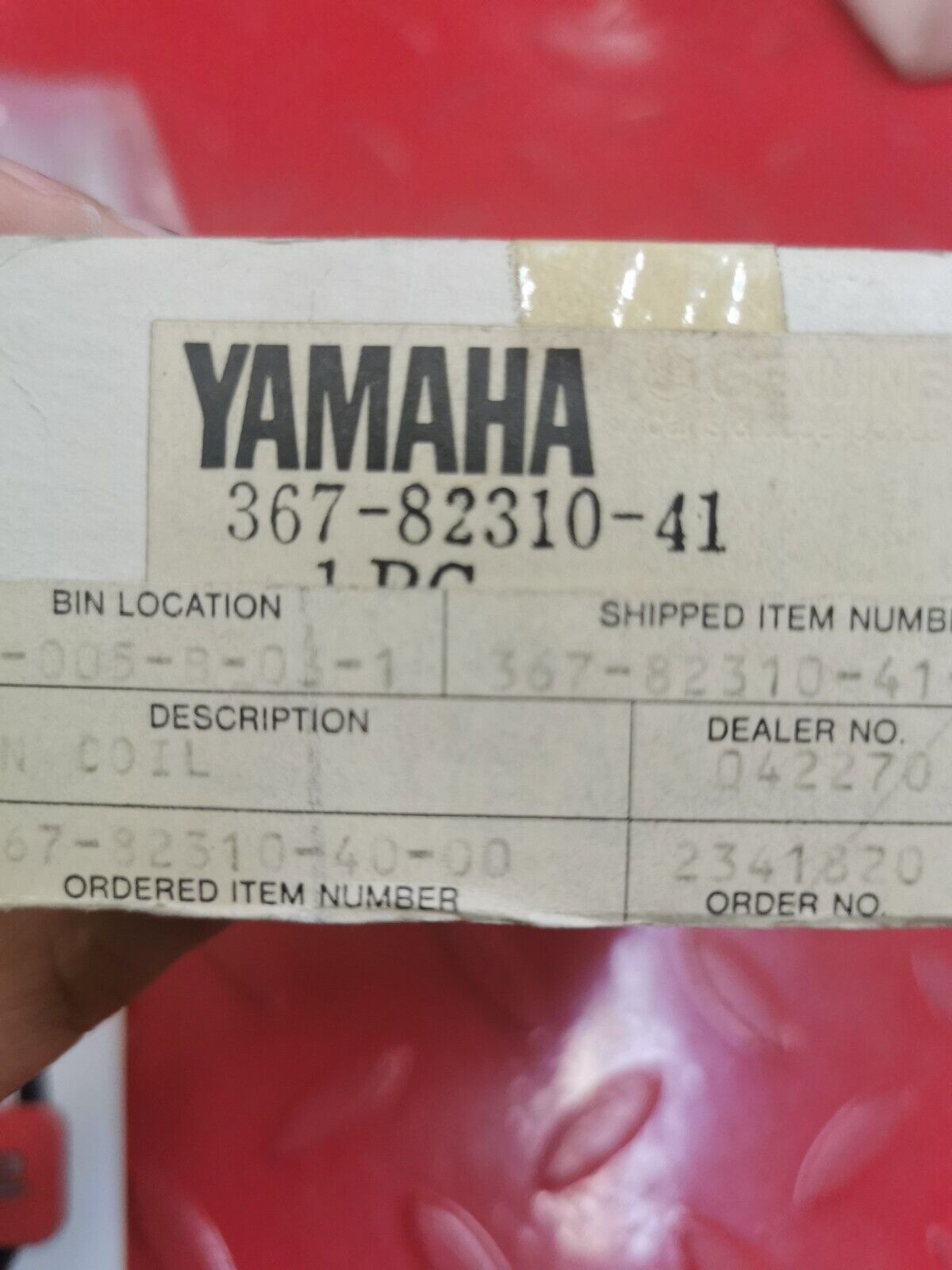 NOS Yamaha YZ80 GT80 IGNITION COIL 367-82310-41-00 suprseded 206-82310-41-00 Y16