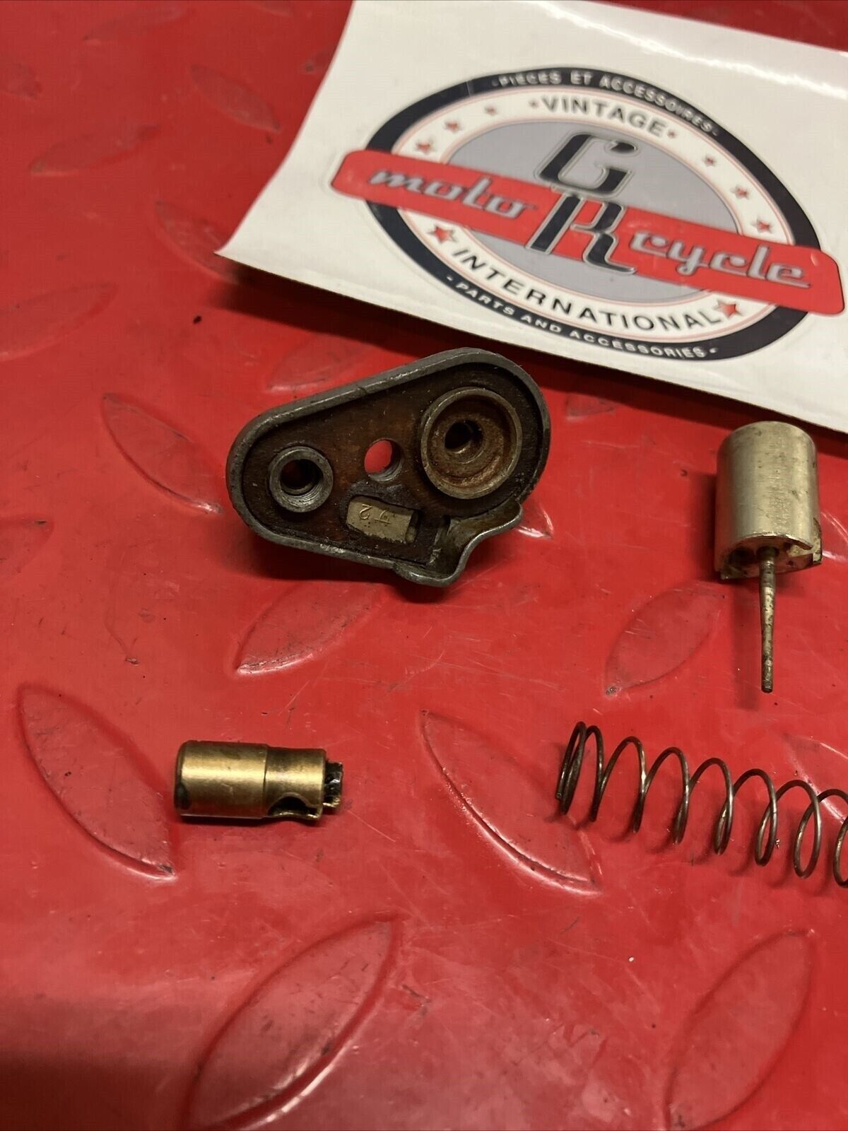 Yamaha MJ50 1982 Towny Carburetor throttle valve spring cap cover piston needle