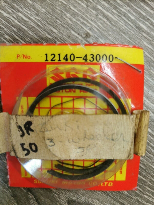 NOS SUZUKI FZ50 JR50 RING SET 12140-43000 SUB BY 12140-16B10 S24