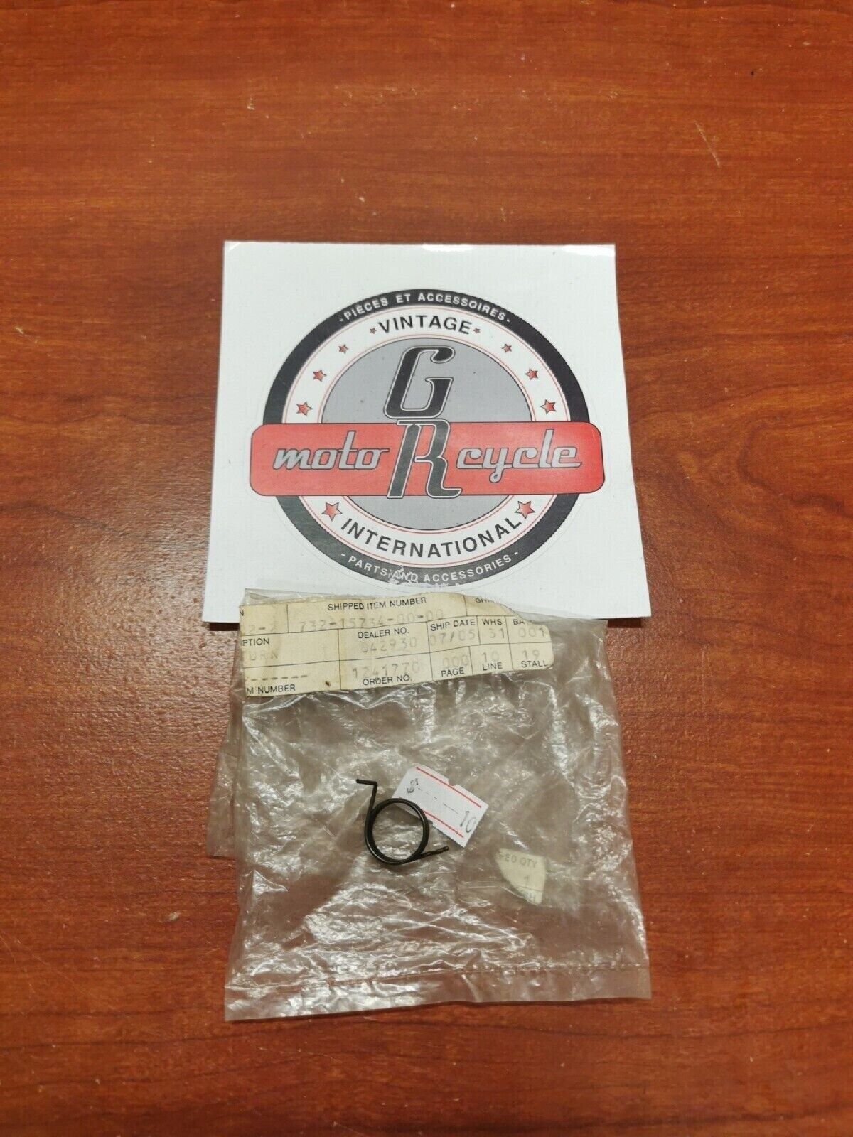 NOS Yamaha EF2000 EF1800 EF1400 EF1200 RETURN SPRING 732-15734-00-00 Y69