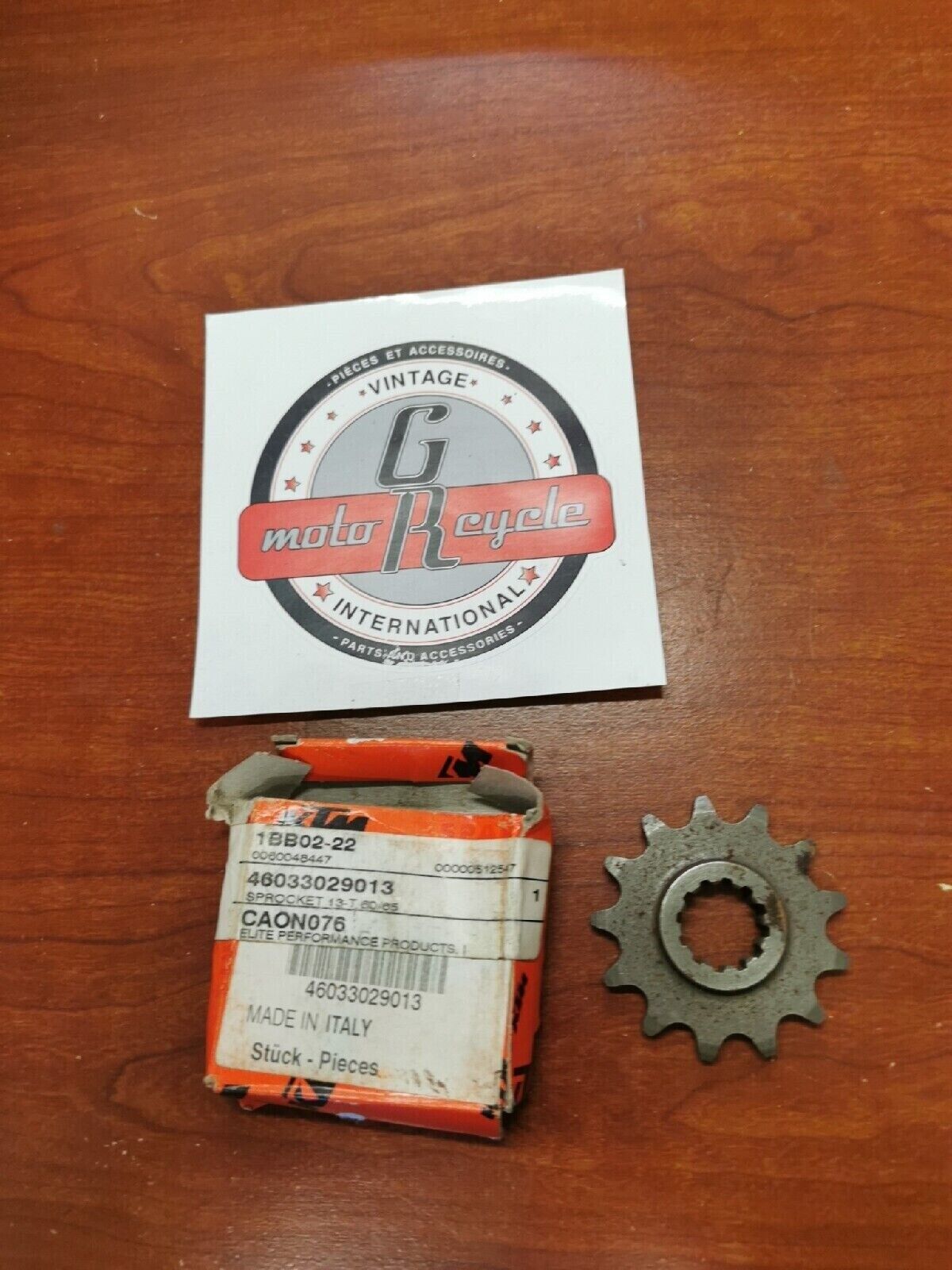 NOS KTM 65SX 60SX SPROCKET 13-T 460330290 KT3