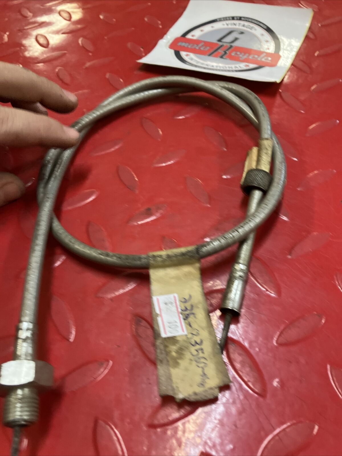 NOS Yamaha DS6 1969 1970 R3 TACHOMETER CABLE 235-83560-01-00 Y35