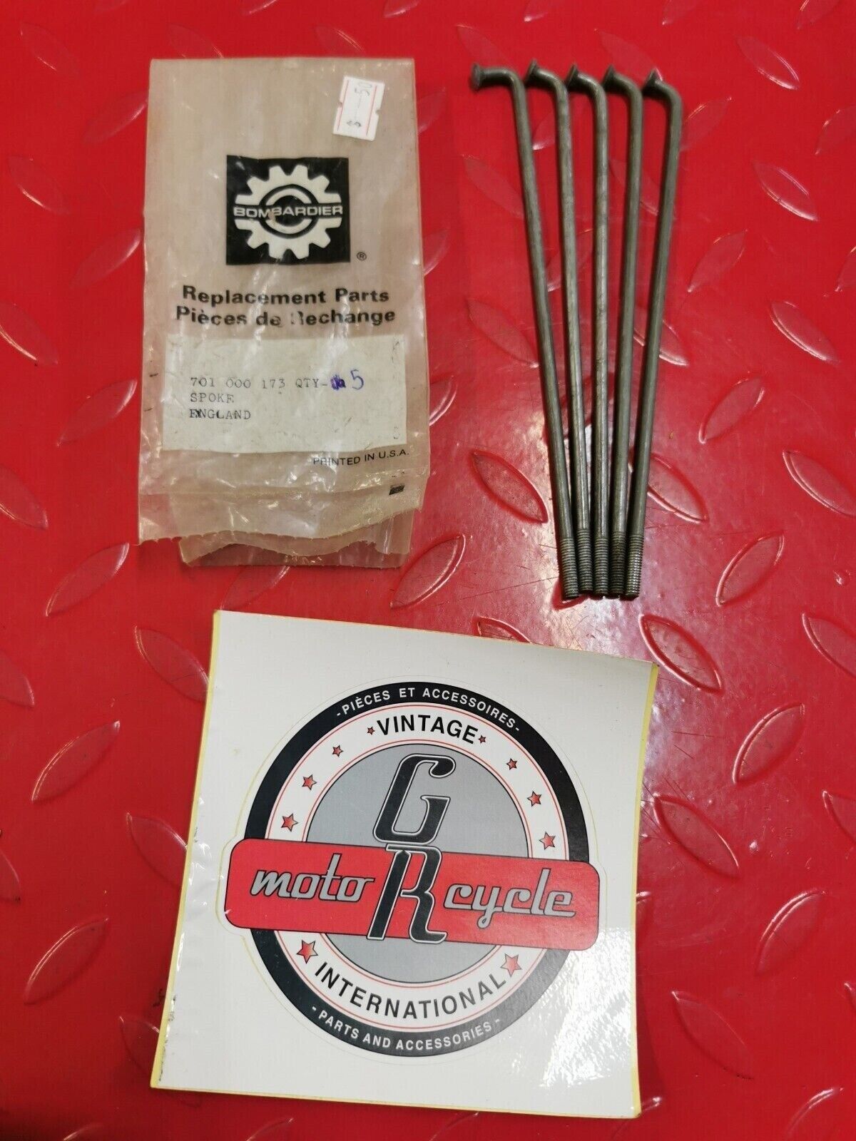 NOS BOMBARDIER SPOKE CAN-AM 701000173 A1
