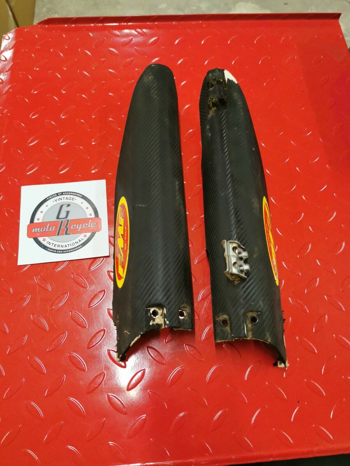 Suzuki RM250 2003 front forks guard protector left right 2001 2002 51501-36E60