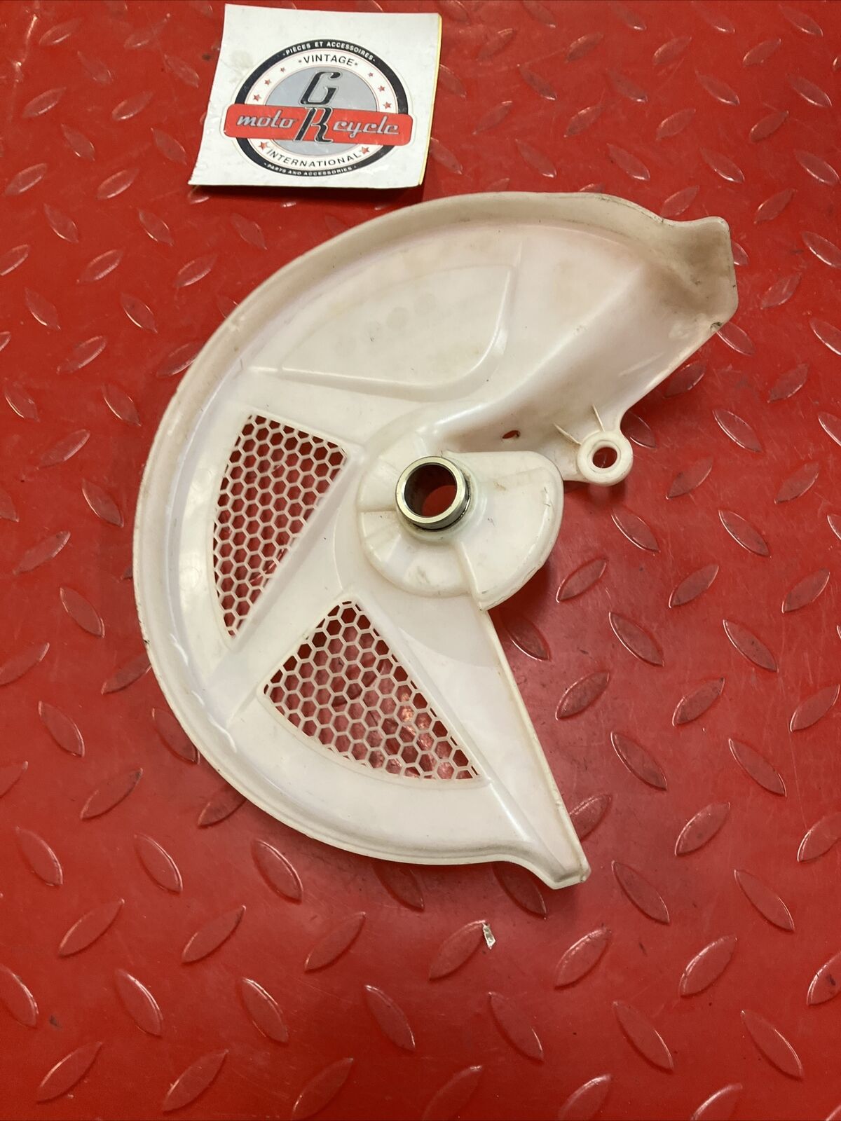 Honda CRF250R CRF450R 2009 2010 2011 front brake disk guard cover protector OEM