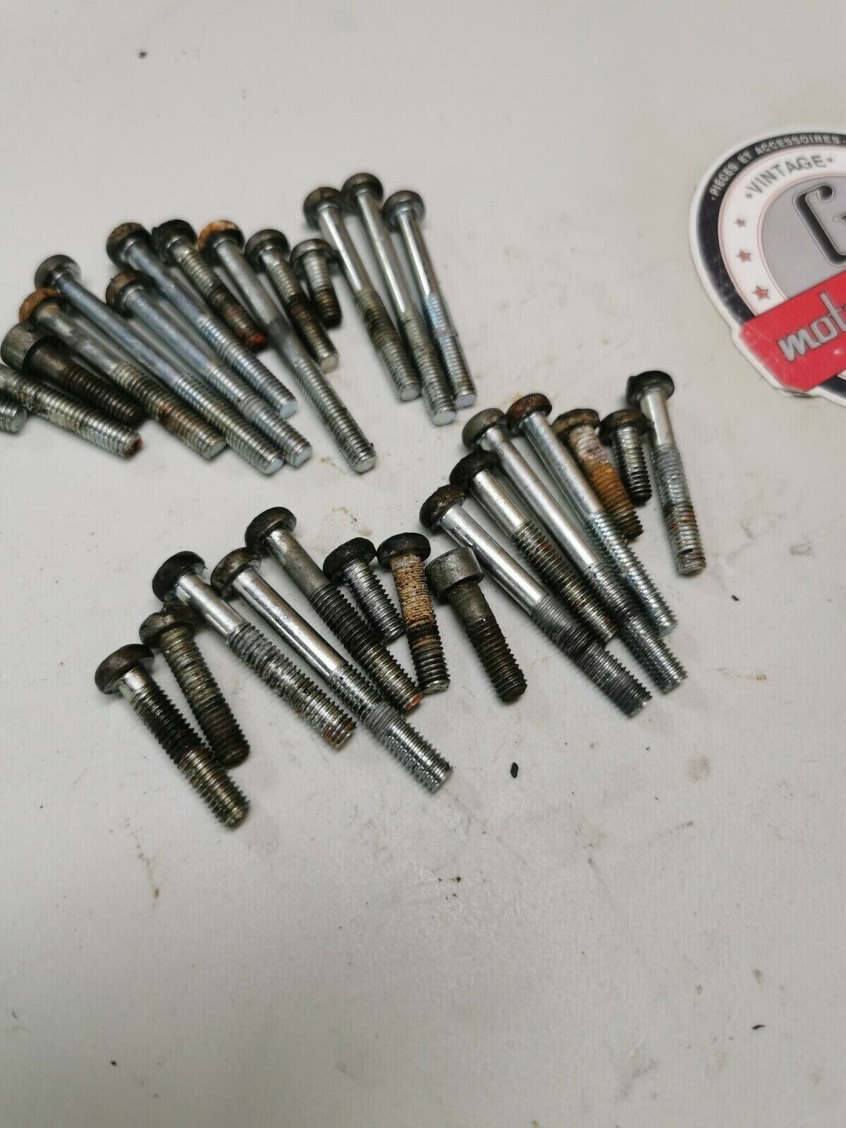 Yamaha DT100 1976 motor engine bottom end crankcase bolt hardware
