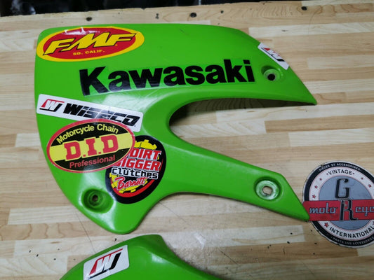 Kawasaki KX65 2008 fuel tank radiator shroud right left 49089-1144-290 G