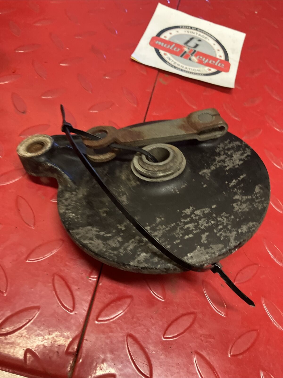 Kawasaki KX125 1980 rear brake panel plate drum KDX175