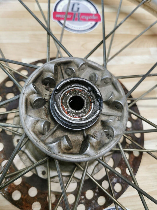 Kawasaki KDX200 1986 front wheel hub rim spoke