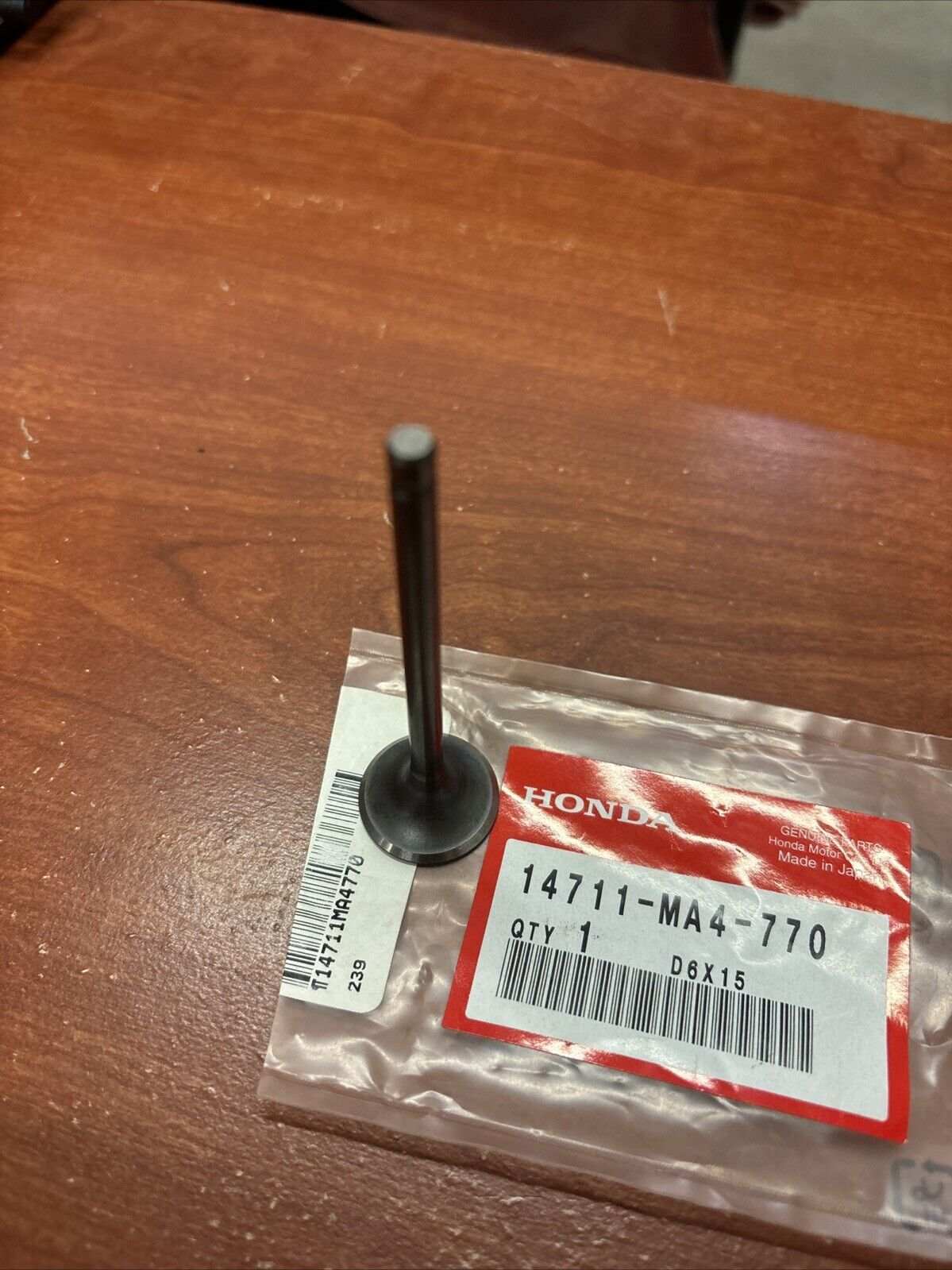 NOS Honda CB750 C F K L P SC CBX1000 INTAKE VALVE 14711-MA4-770 H141