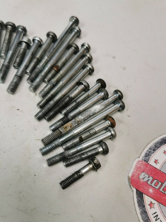 Yamaha DT125 1978 engine motor bottom end crankcase / cover bolt hardware