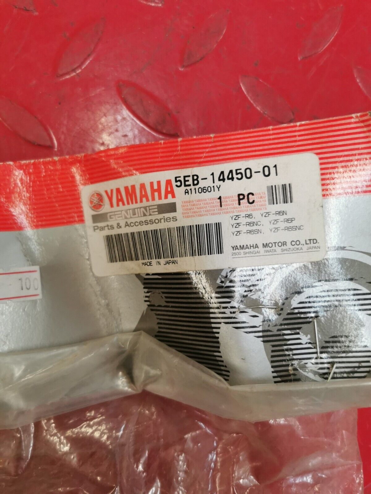 NOS YAMAHA 2000 - 2002 YZFR6 ELEMENT 5EB-14450-01-00 Y40