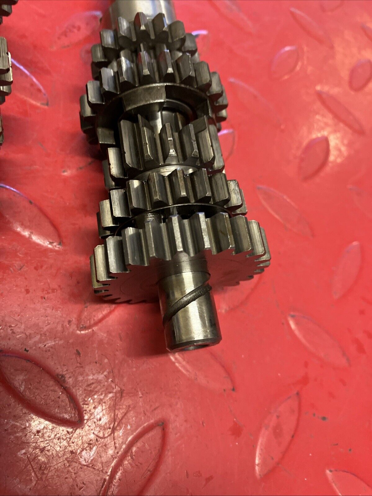 Kawasaki G5 1972 transmission mainshaft countershaft input drive gear 2