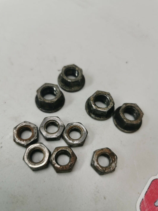 Honda CR250R 1982 engine motor cylinder and head nut hardware