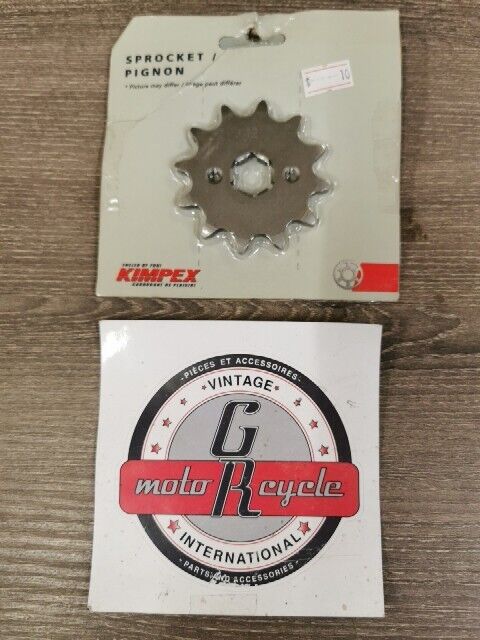 NOS KIMPEX KX125 TS185 IT175 IT200 YZ100 Front Drive Sprocket 12T 003483 J58