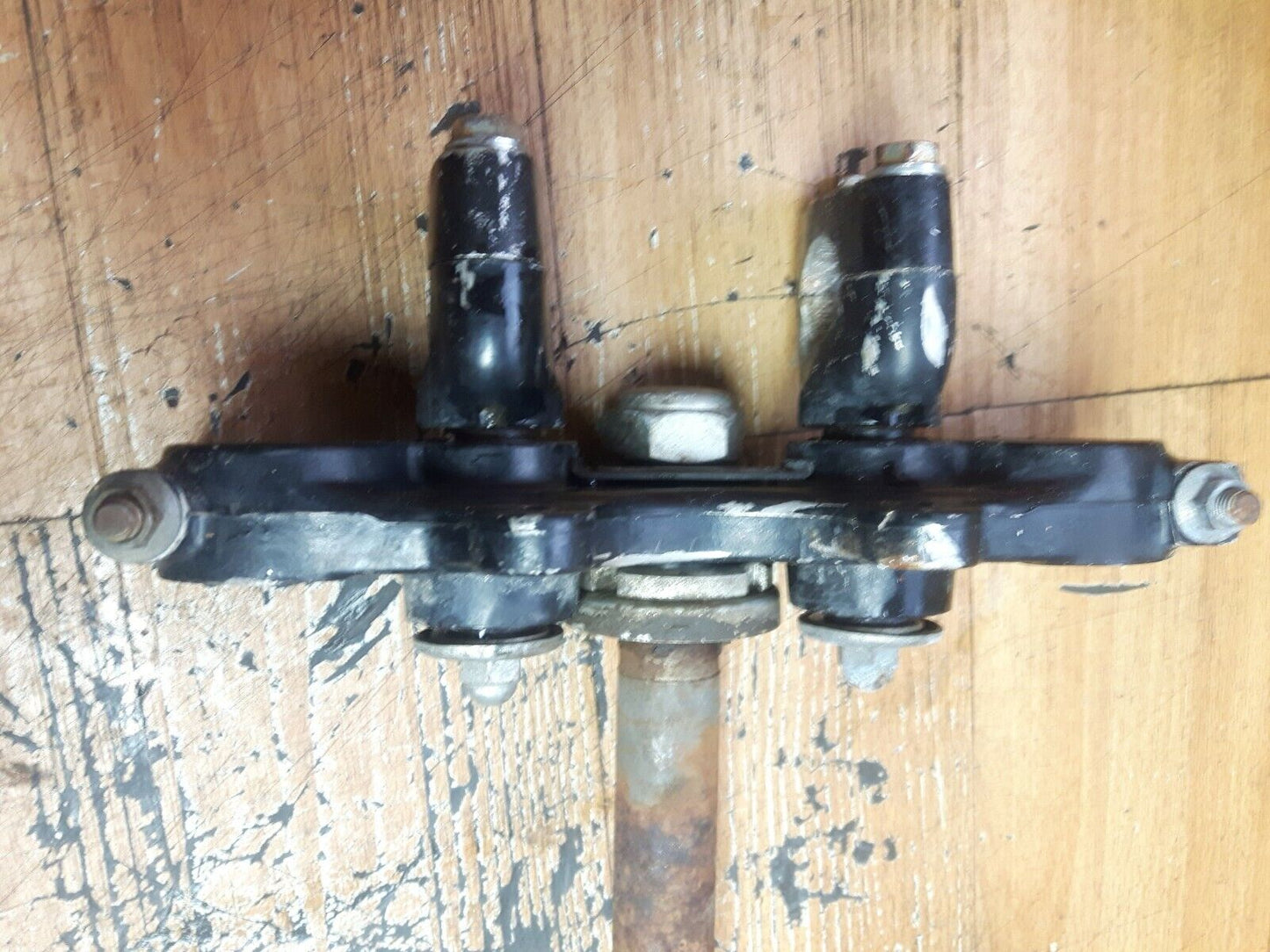 Honda XR200 1983 steering stem triple tree clamp bridge crown 1981 1982 1984