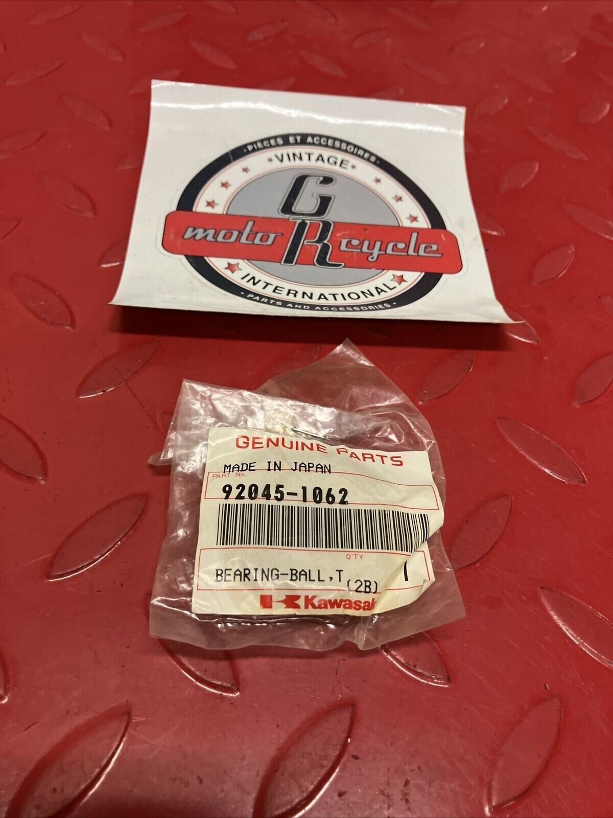 NOS KAWASAKI BALL BEARING 92045-1062 K15