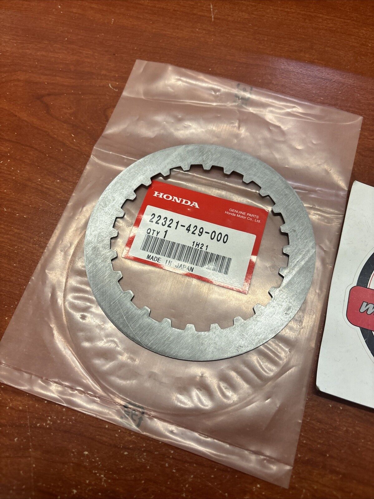 NOS Honda XL500R XL500S XR500 XR500R CLUTCH PLATE 22321-429-000 H143