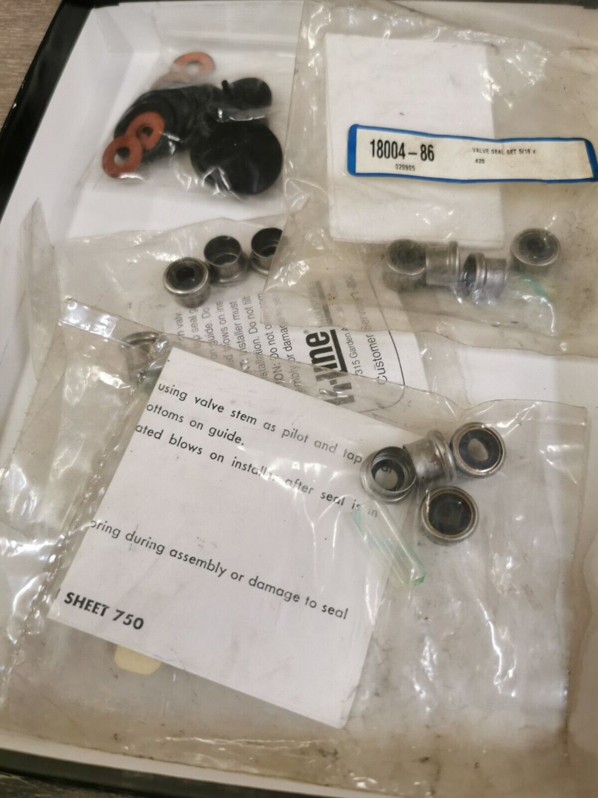 NOS James Gasket 3-5/8 BORE MOTORS Top End Gasket INCOMPLETE JGI-17033-92 J45