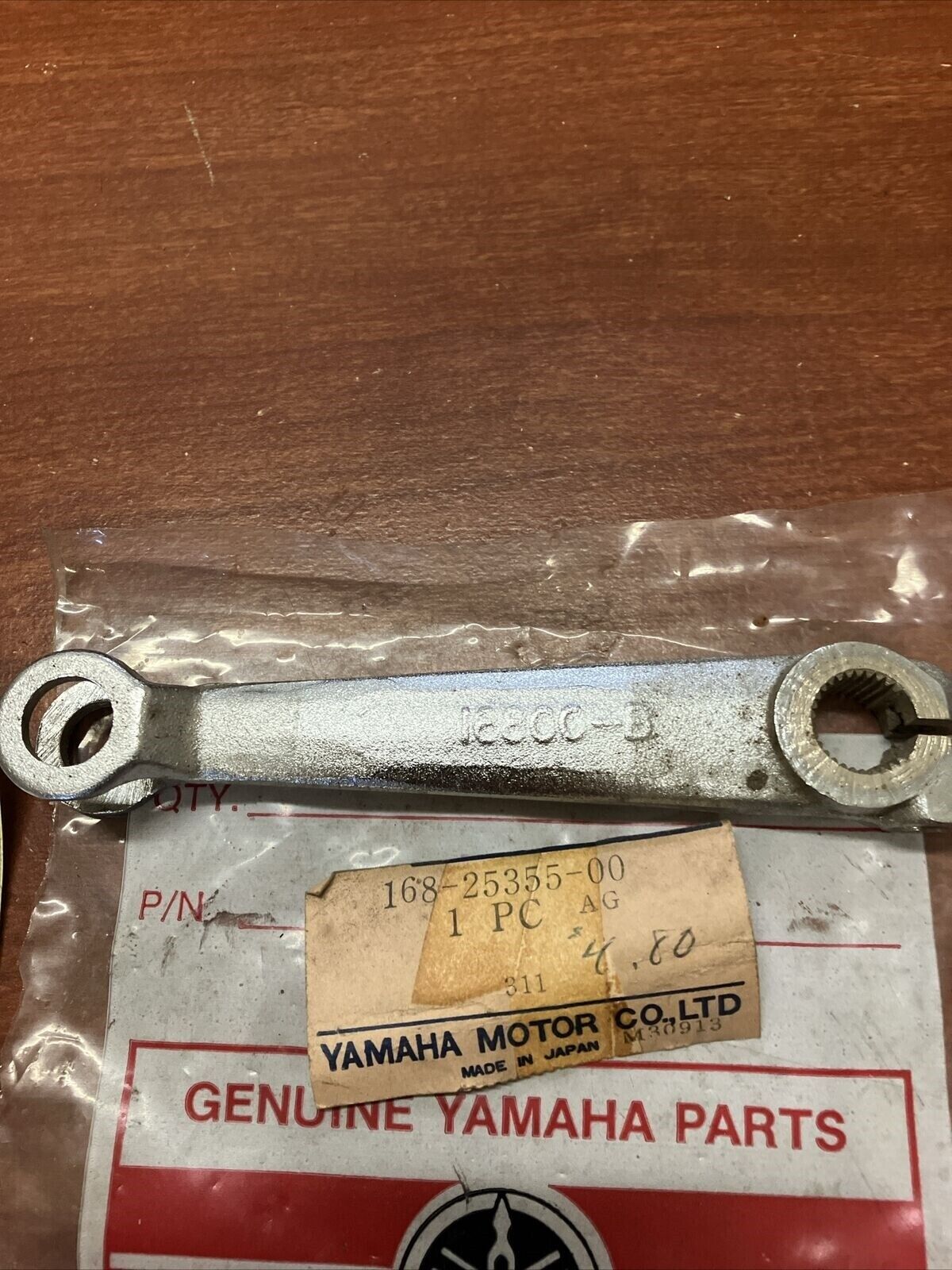 NOS Yamaha 1978 XT500 CAM SHAFT LEVER 168-25355-00-00 Y166