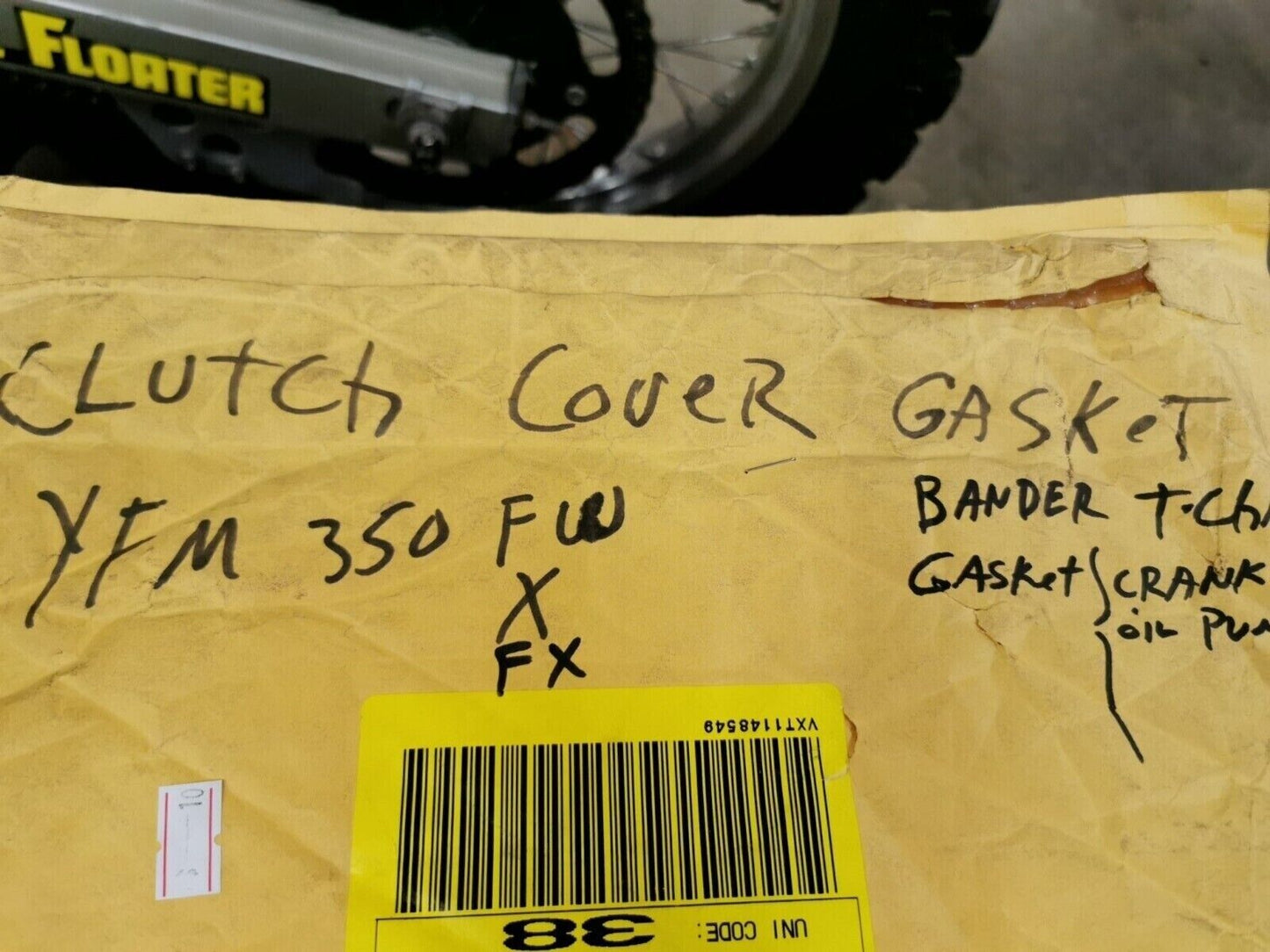 NOS YTM350FW X FX CLUTCH COVER GASKET KIT SET GASKET CRANKE OIL PUMP J47