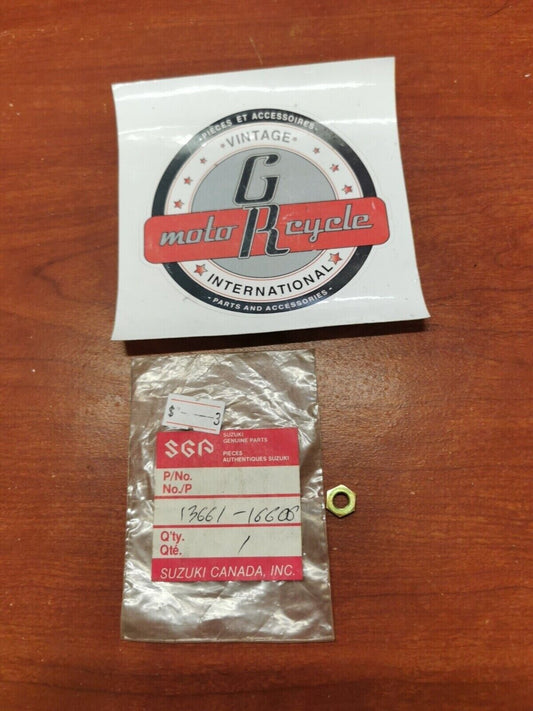 NOS Suzuki RM250 RM125 T500 TC125 TM400 CABLE ADJUSTER LOCK NUT 13661-16600 S16